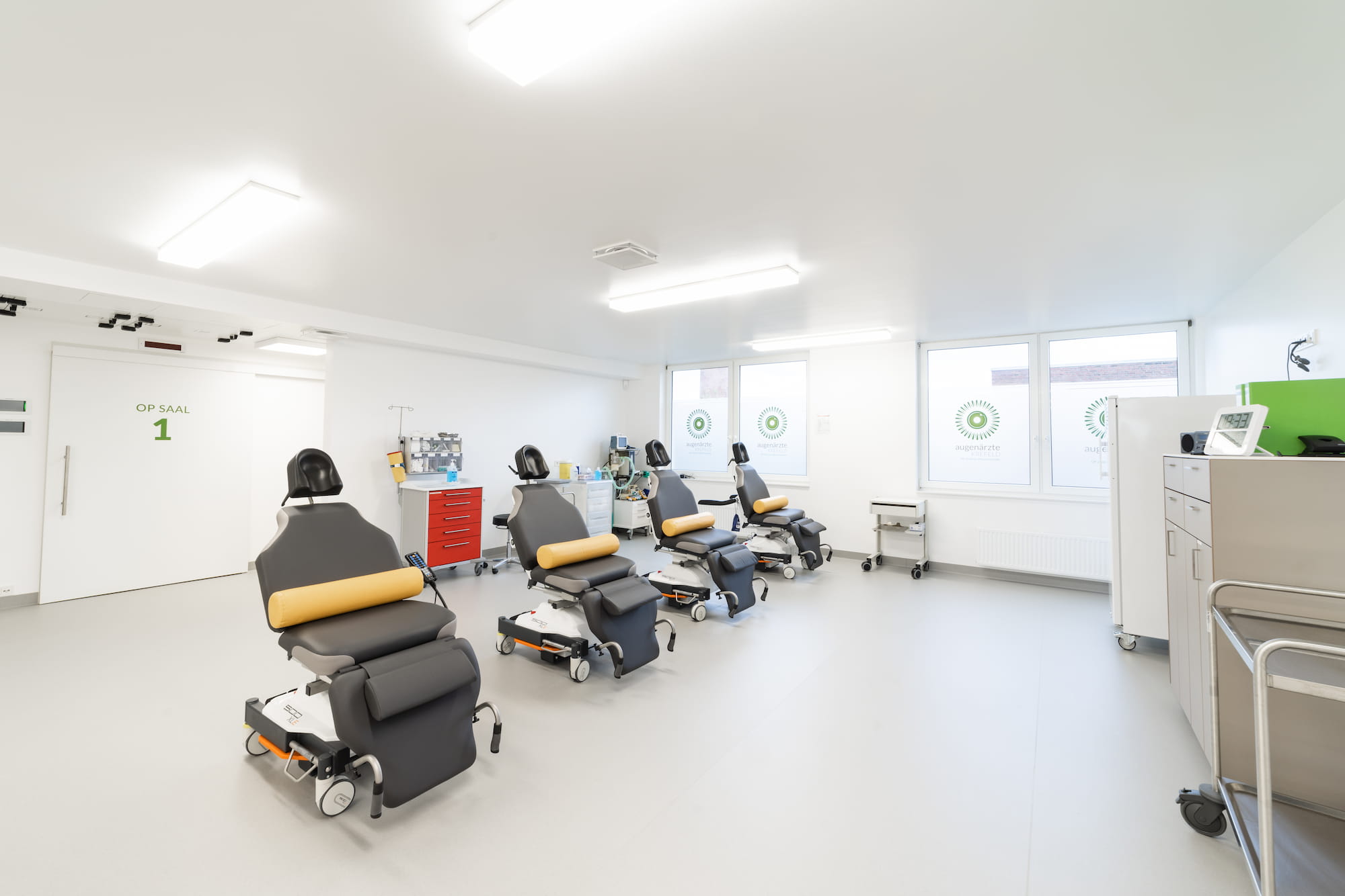 Aufwachraum im Augen-Operationszentrum Krefeld